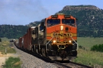 Southbound BNSF Mixed Freight Train